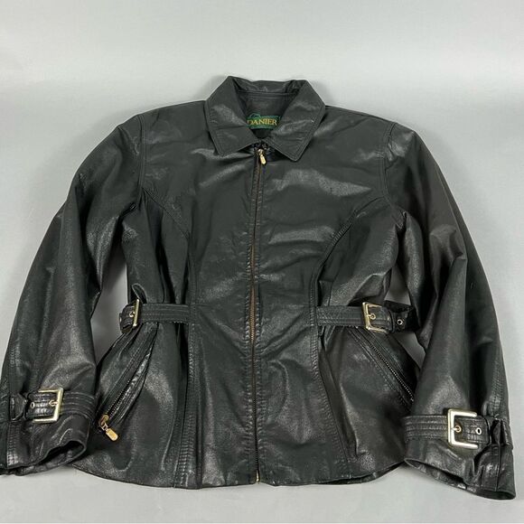 Danier Genuine Leather Waist-Cinch Coat - Picture 2 of 16